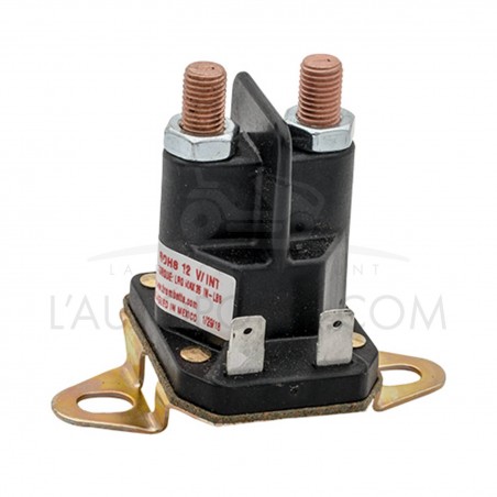 118736113 0 RELAIS SOLENOIDE 4 BORNES FIXATION VERTICALE CASTELGARDEN