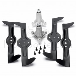 PACK 2 PALIERS 5* & 6* + 4 LAMES 53,5 cm + VISSERIE HUSQVARNA CTH