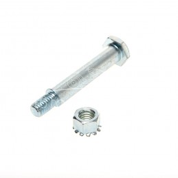 AXE DE ROULETTE Ø 1/2" - 12,7 mm LONG 34 mm hors filetage