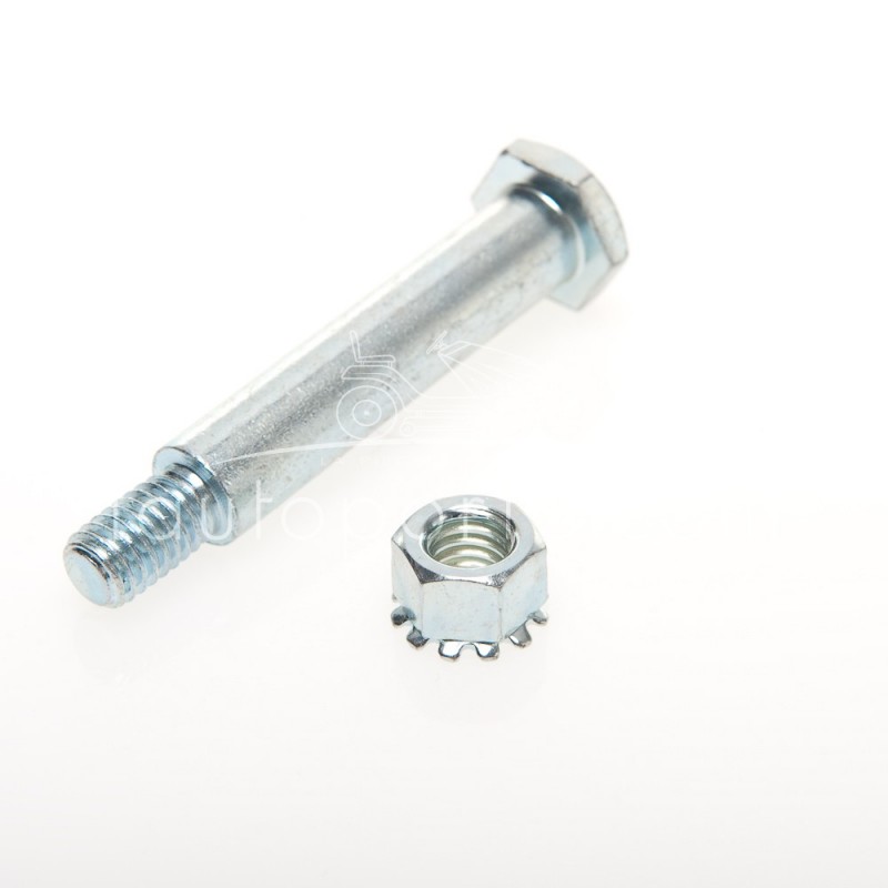 AXE DE ROULETTE Ø 1/2"- 12,7 mm LONG 47 mm hors filetage