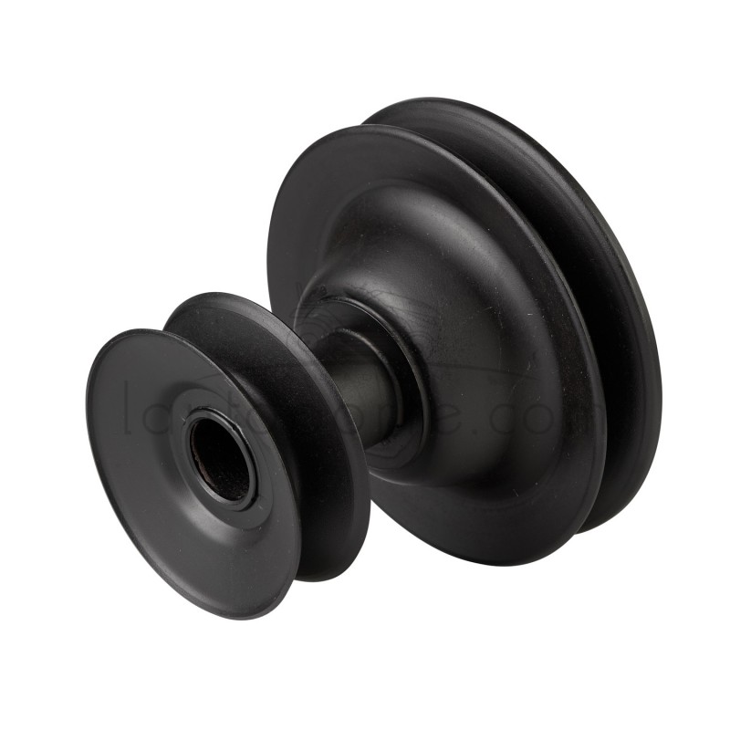 Poulie En Aluminium Ribitech ø 80 Mm - Alésage 19 Mm - Avec Vis D'Arrêt - Pour Bricolage Ou Mécanique