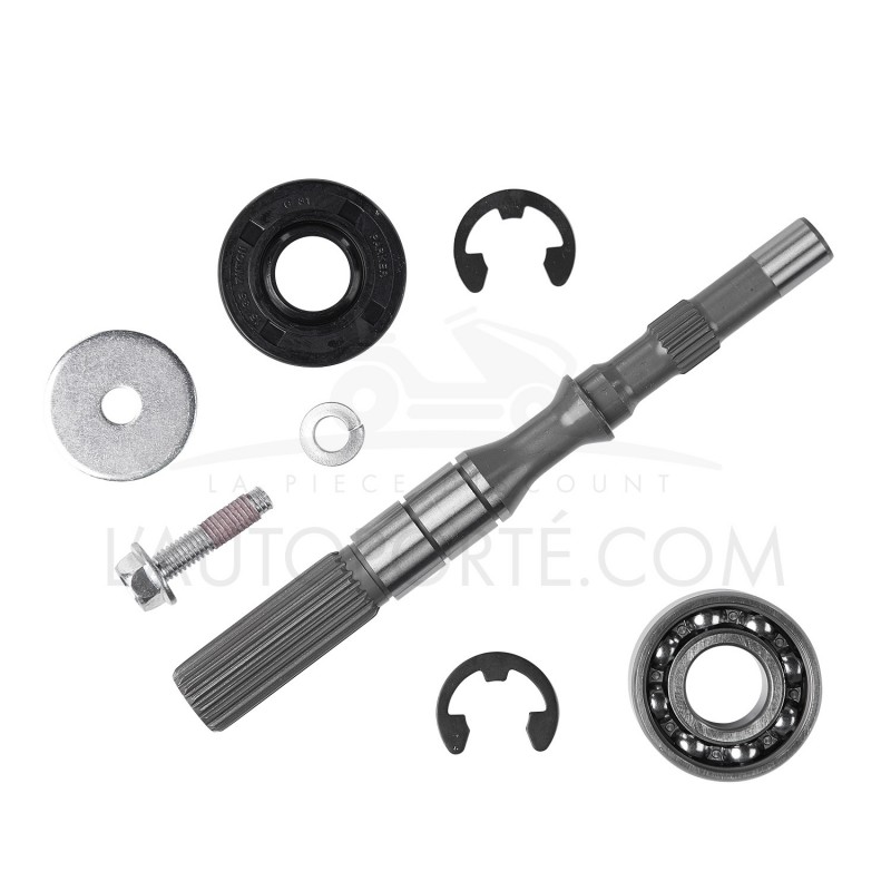 KIT AXE DE POULIE K46 Long 145 mm ORIGINE TUFF TORQ KIT AXE DE POULIE K46 Long 145 mm ORIGINE TUFF TORQ