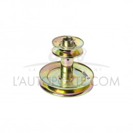 DOUBLE POULIE MOTEUR Ø 86 x 30 mm - Ø 152 x 28 mm ORIGINE MTD ®