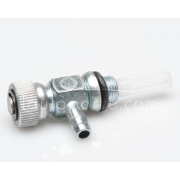 ROBINET ESSENCE EN ALUMINIUM AVEC FILTRE À VISSER SUR RÉSERVOIR