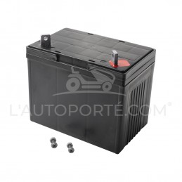 BATTERIE GEL 12 VOLTS / 28 AMPÈRES BORNE + À DROITE