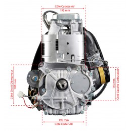 MOTEUR 15,5 cv - 500 cc OHV BRIGGS & STRATTON ®