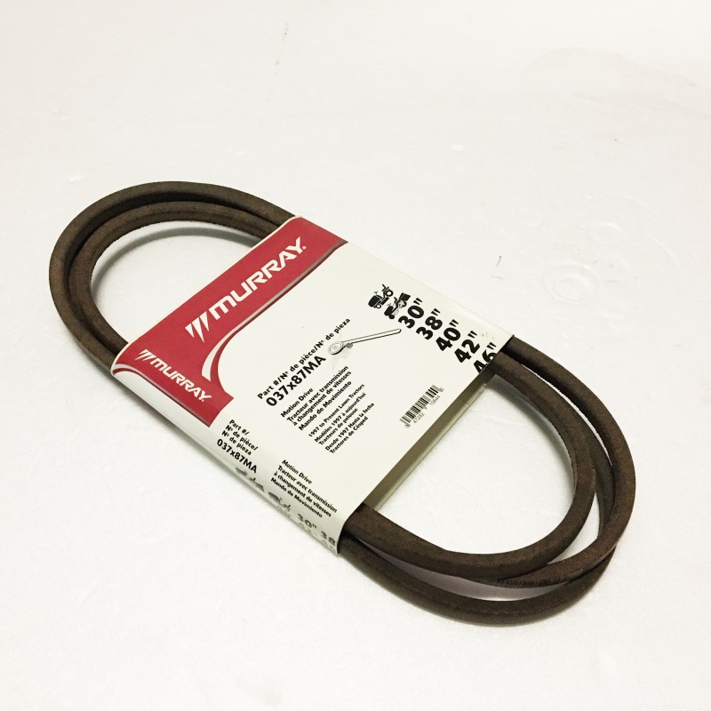 COURROIE DE TRACTION 30" 38" 40" 42" 46" DEPUIS 1997 ORIGINE MURRAY ® COURROIE DE TRACTION 30" 38" 40" 42" 46" DEPUIS 1997 ORIGINE MURRAY ®