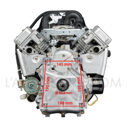 MOTEUR V-TWIN 20 cv INTEK - 656 cc ORIGINE BRIGGS & STRATTON ®