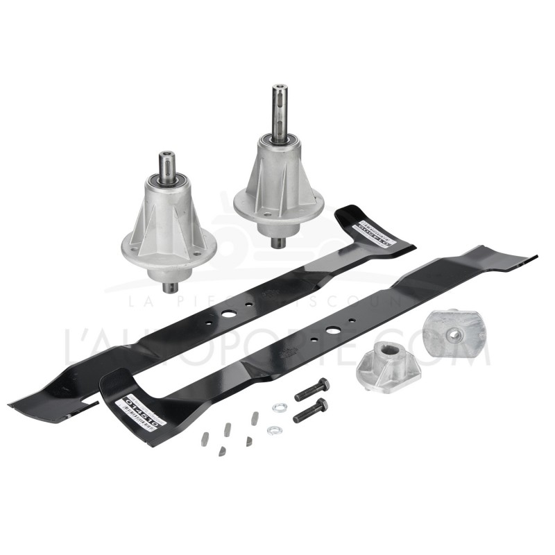 PACK 2 PALIERS + 2 LAMES MULCHING 51 cm HONDA HF2213 - HF2216 - HF2417