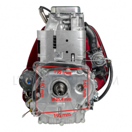 MOTEUR 14,5 cv - 500 cc OHV AVEC ÉCHAPPEMENT BRIGGS & STRATTON ®