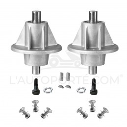 PACK 2 PALIERS DE LAME + VISSERIE GGP CASTELGARDEN MP84 - MP98