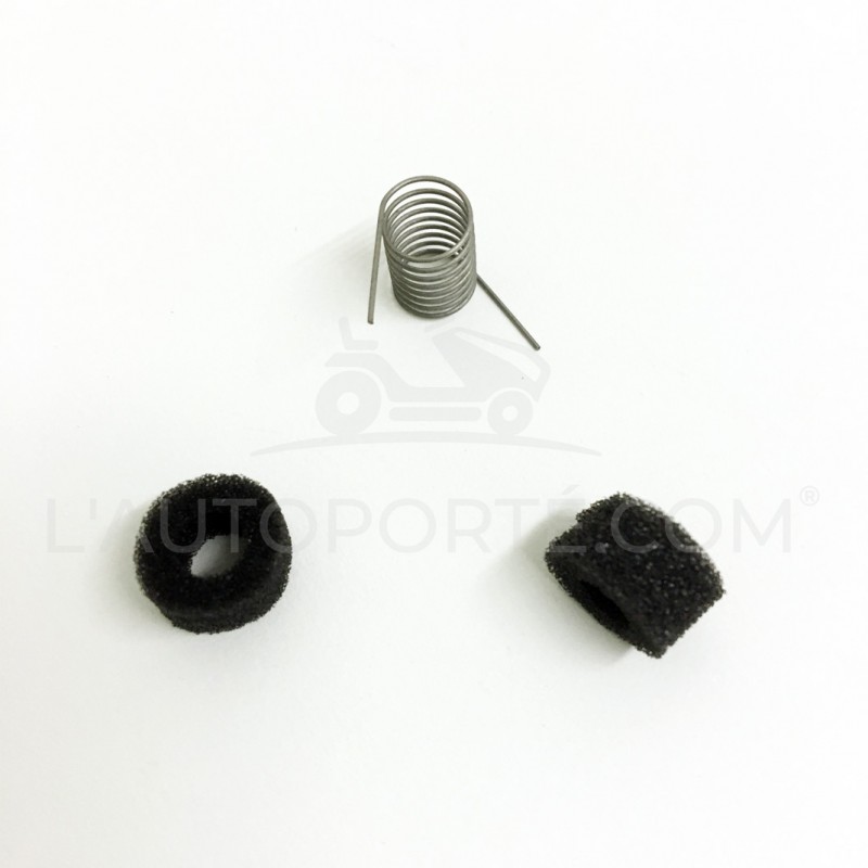 RESSORT DE RAPPEL & 2 MOUSSES PAPILLON CARBURATEUR NIKKI B&S OHV