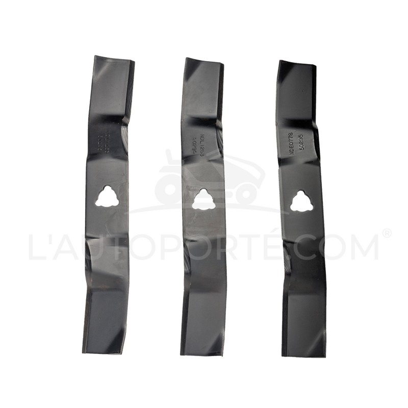 PACK 3 LAMES MULCHING 43 cm PARK 110 COMBI STIGA