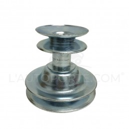 DOUBLE POULIE MOTEUR Ø 90 x 30 mm - Ø 140 x 26 mm MTD
