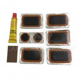 PACK RUSTINES & COLLE POUR RÉPARATION CHAMBRES À AIR