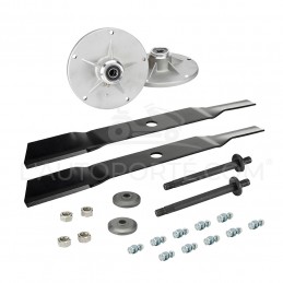 PACK 2 PALIERS + 2 LAMES SOUFFLANTES 49 cm + VISSERIE MURRAY