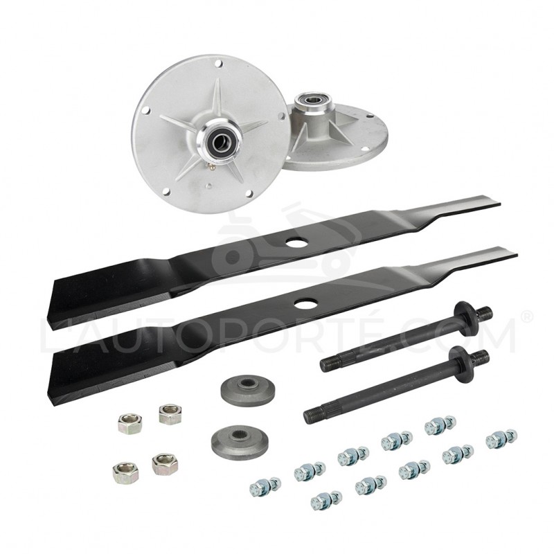 PACK 2 PALIERS + 2 LAMES SOUFFLANTES 49 cm + VISSERIE MURRAY