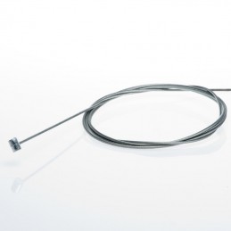 CÂBLE SOUPLE Ø 2,5 mm EMBOUT TONNEAU CYLINDRIQUE L. 2,5m