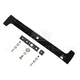 PACK LAME MULCHING SOUFFLANTE 63 cm + SUPPORT CASTELGARDEN EL63