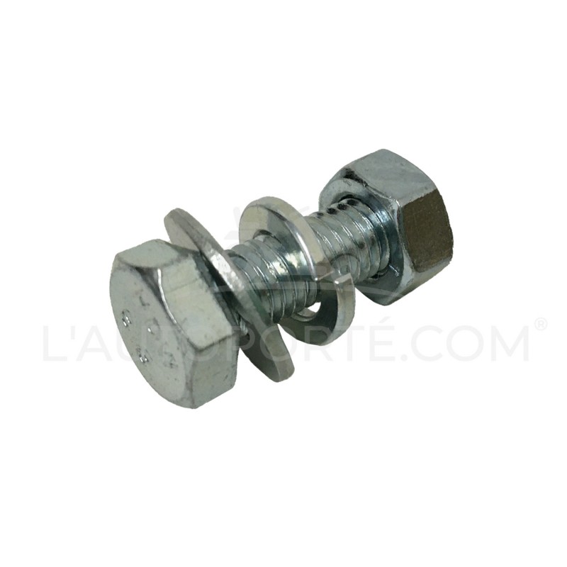 VIS + 2 RONDELLES + 1 ÉCROU POUR SUPPORT DE LAME MTD VIS + 2 RONDELLES + 1 ÉCROU POUR SUPPORT DE LAME MTD