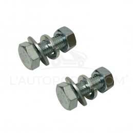 PACK 2 VIS + 4 RONDELLES + 2 ÉCROUS POUR SUPPORT DE LAME MTD