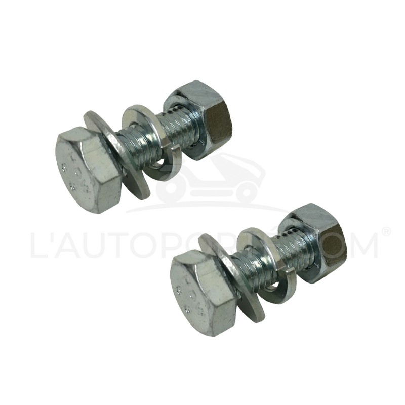 PACK 2 VIS + 4 RONDELLES + 2 ÉCROUS POUR SUPPORT DE LAME MTD