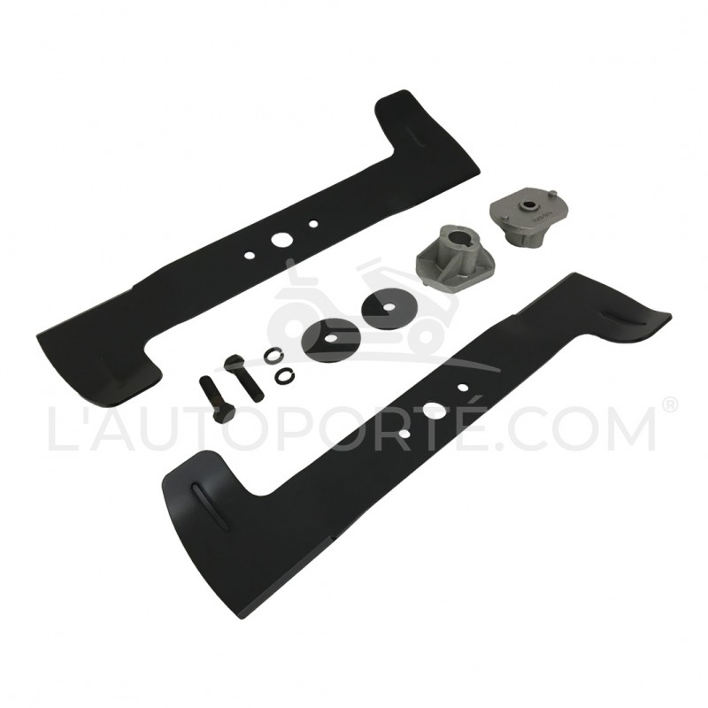 PACK 2 LAMES SOUFFLANTES 49 cm + VISSERIE GGP CASTELGARDEN MP98 PACK 2 LAMES SOUFFLANTES 49 cm + VISSERIE GGP CASTELGARDEN MP98