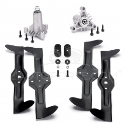 PACK 2 PALIERS 5* & 6* + 4 LAMES 46 cm + SUPPORT & VISSERIE HUSQVARNA CTH