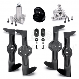 PACK 2 PALIERS 5* & 6* + 4 LAMES 46 cm + 2 POULIES & VISSERIE HUSQVARNA CTH