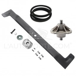 PACK PALIER + LAME SOUFFLANTE + COURROIE + VISSERIE RIDER F72 CASTELGARDEN