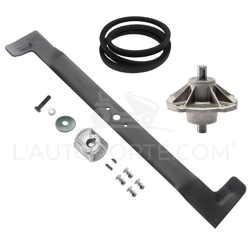 PACK PALIER + LAME SOUFFLANTE + COURROIE + VISSERIE RIDER F72 CASTELGARDEN