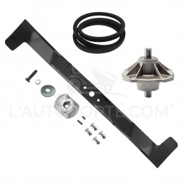 PACK PALIER + LAME MULCHING 72 cm + COURROIE CASTELGARDEN RIDER F72
