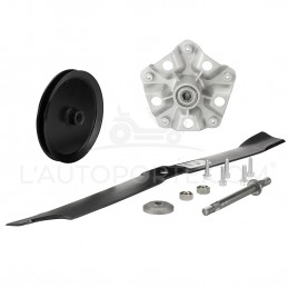 PACK PALIER + LAME SOUFFLANTE 76 cm + POULIE Ø 190 + VIS RIDER MURRAY