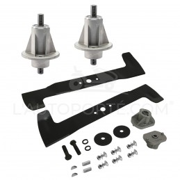 PACK 2 PALIERS + 2 LAMES 46 cm + VISSERIE GGP CASTELGARDEN J92 PACK 2 PALIERS + 2 LAMES 46 cm + VISSERIE GGP CASTELGARDEN J92