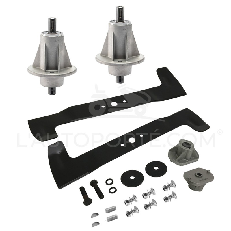 PACK 2 PALIERS + 2 LAMES 46 cm + VISSERIE GGP CASTELGARDEN J92 PACK 2 PALIERS + 2 LAMES 46 cm + VISSERIE GGP CASTELGARDEN J92