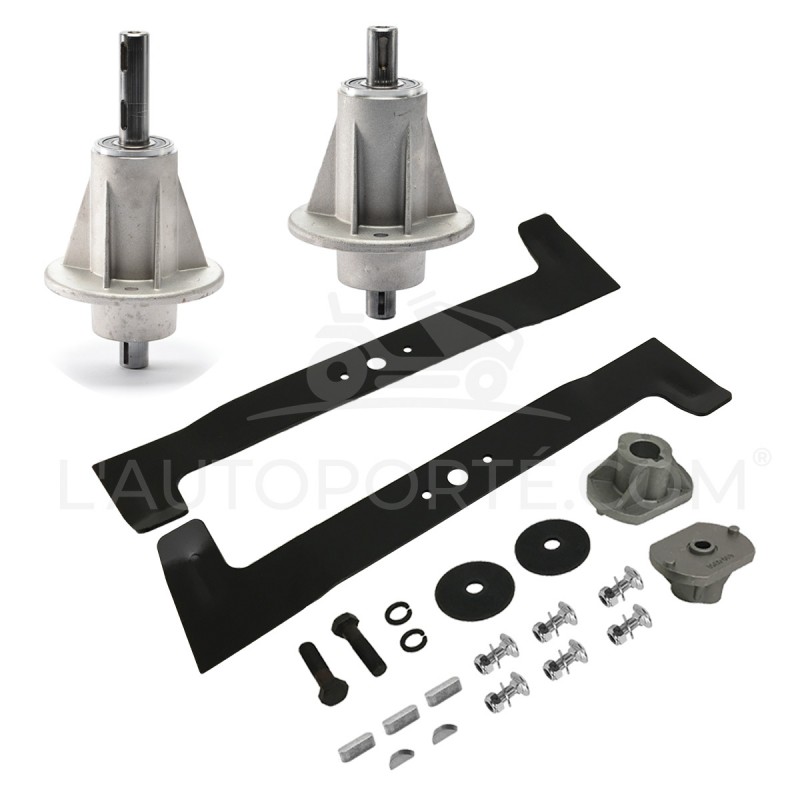 PACK 2 PALIERS + 2 LAMES SOUFFLANTES 51 cm GGP CASTELGARDEN TC102 PACK 2 PALIERS + 2 LAMES SOUFFLANTES 51 cm GGP CASTELGARDEN TC102