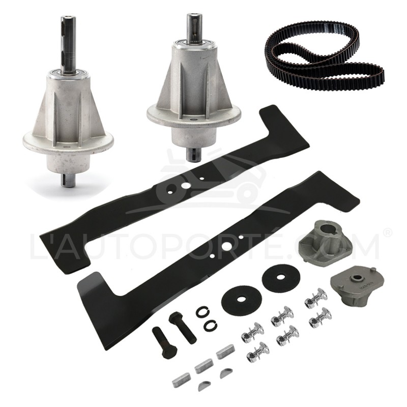 PACK 2 PALIERS + 2 LAMES MULCHING 51 cm + COURROIE HONDA HF2213-2417 PACK 2 PALIERS + 2 LAMES MULCHING 51 cm + COURROIE HONDA HF2213-2417