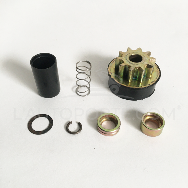 KIT PIGNON 10 DENTS ACIER AVEC CIRCLIPS DÉMARREUR KOHLER