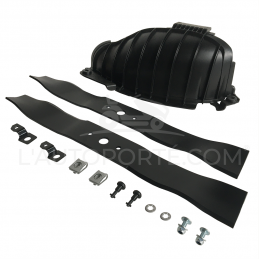 PACK MULCHING STIGA SD98 : 2 LAMES 49CM + OBTURATEUR + FIXATIONS