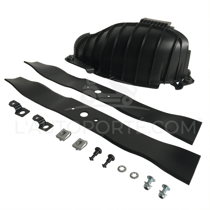 PACK MULCHING STIGA SD98 : 2 LAMES 49CM + OBTURATEUR + FIXATIONS