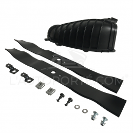 PACK MULCHING STIGA SD 108 : 2 LAMES 54 CM + OBTURATEUR + FIXATIONS