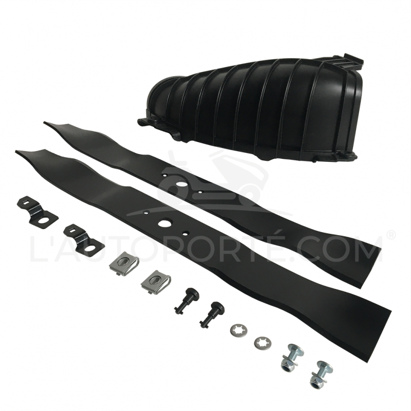 PACK MULCHING STIGA SD 108 : 2 LAMES 54 CM + OBTURATEUR + FIXATIONS