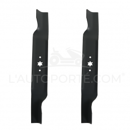 2 LAMES SOUFFLANTES 6* 54 cm COUPE 108 cm ORIGINE MTD ® 7420647
