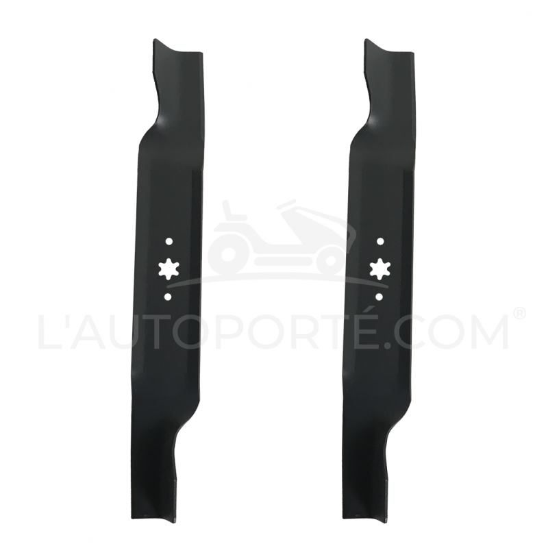 2 LAMES SOUFFLANTES 6* 54 cm COUPE 108 cm ORIGINE MTD ® 7420647