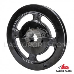 POULIE MOTEUR RACING SKF ® Ø 195 mm + MOYEU AXE Ø 1"-25,4 mm